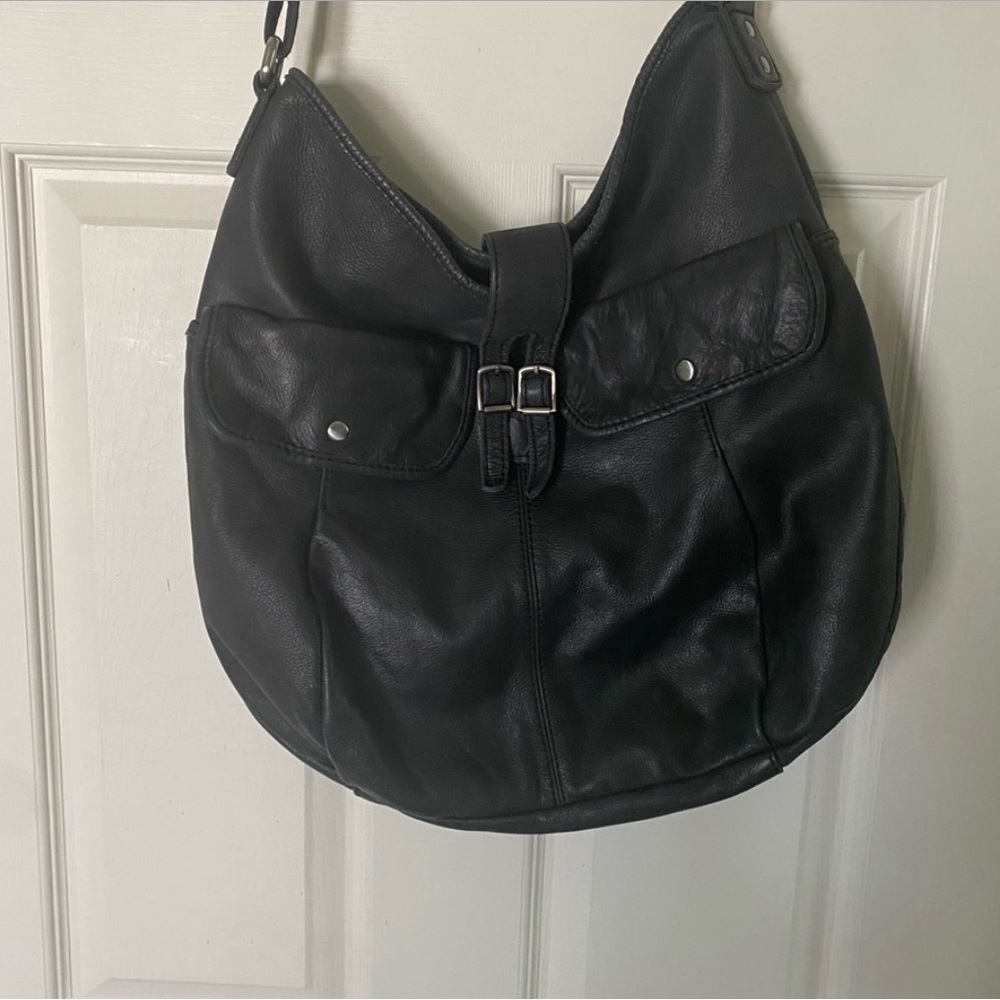 J Crew very large leather bag